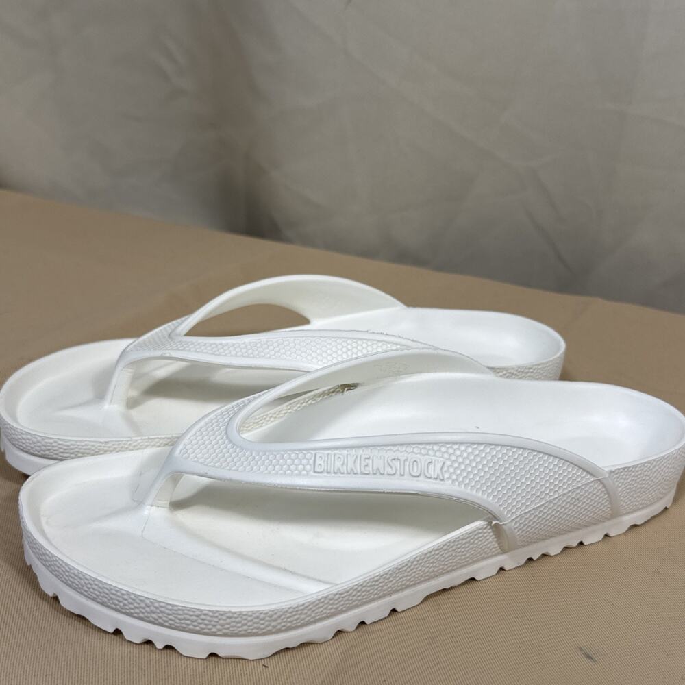 Birkenstock Honolulu EVA Sandals Womens 9 EU 40 White Waterproof Flip Flops